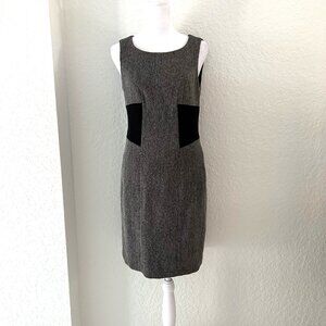 The Limited Black and White Tweed Dress